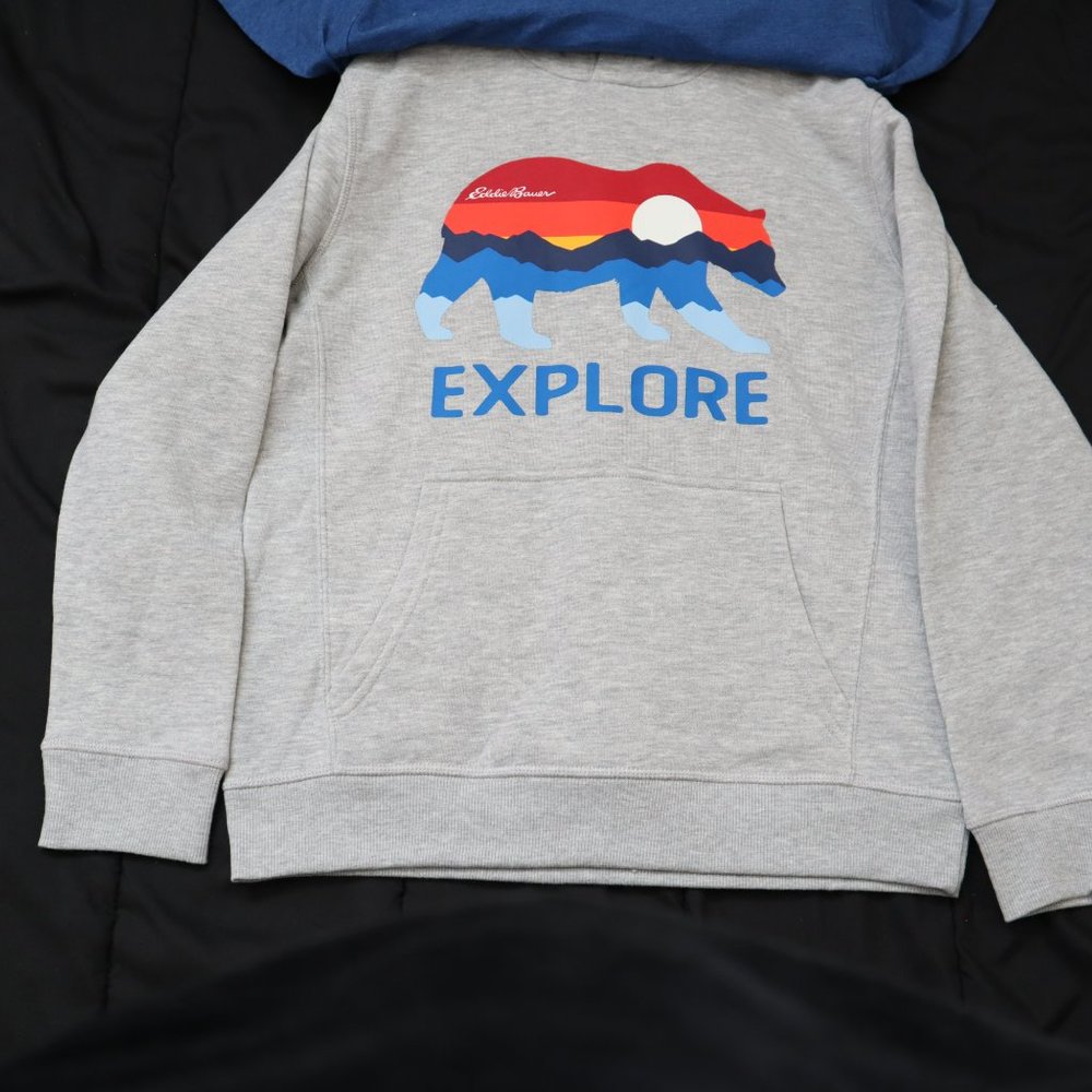 New Eddie Bauer 2- Piece Hoodie + T-shirt